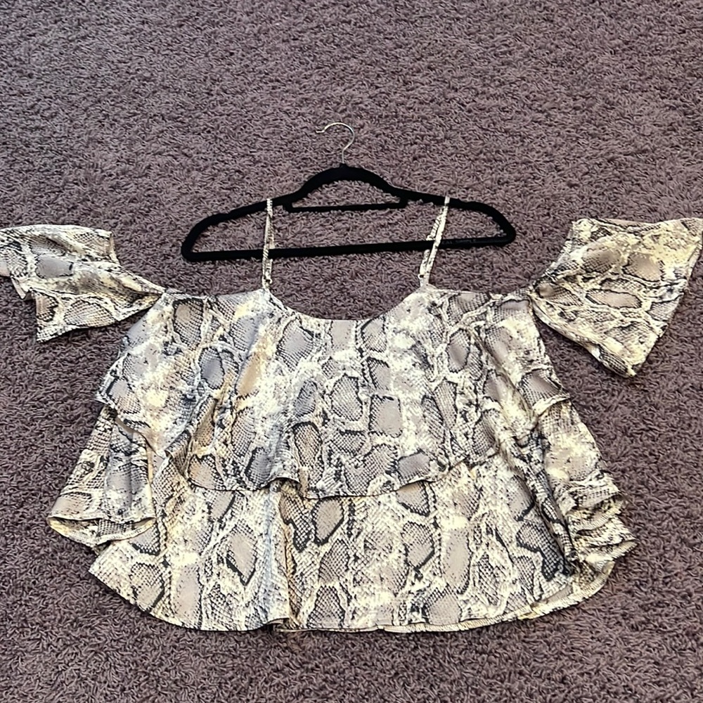 Cheetah print top